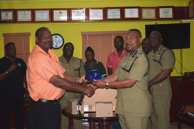 OBSERVATION SHARED BETWEEN FRIENDS,  LEADS TO DONATION FOR POLICE