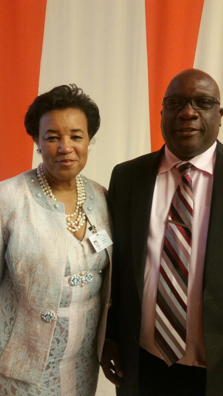 PRIME MINISTER HARRIS MEETS WITH THE COMMONWEALTH SECRETARY-GENERAL‏