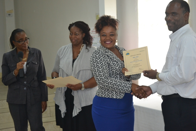 Participants at CDB funded training workshop on Nevis better prepared for project writing