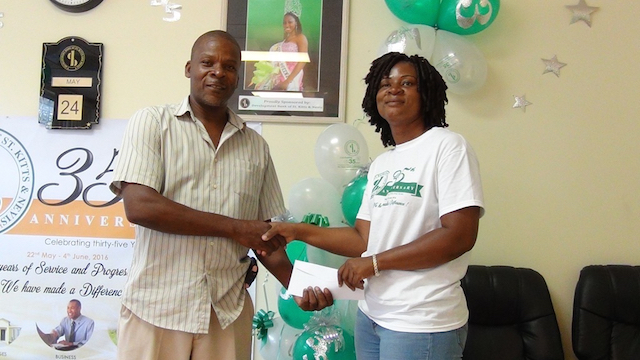 DEVELOPMENT BANK SPONSORS NEVIS MASTERS’CRICKET TEAM