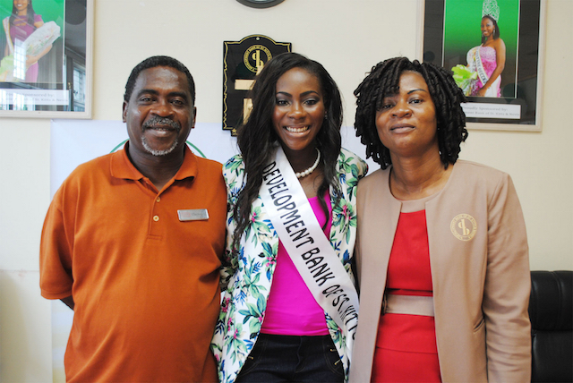 Development Bank sponsors Claytonia Daniel for Miss Culture 2016/17