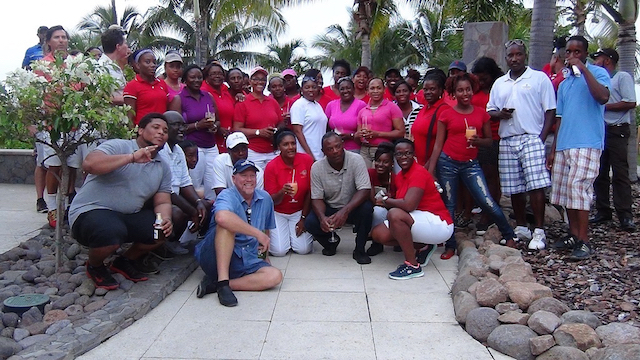 GOLF WOMEN IN RED TAKE OVER FOUR SEASONS