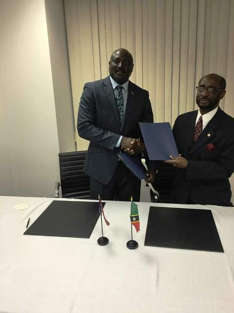 Diplomatic Relations Established Between The Islamic Republic of the Gambia and the Government of St. Kitts and Nevis‏