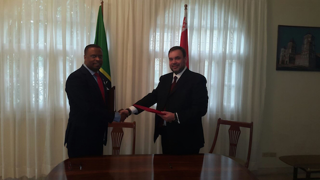 ST.KITTS AND NEVIS ESTABLISHES DIPLOMATIC RELATIONS WITH THE REPUBLIC OF BELARUS