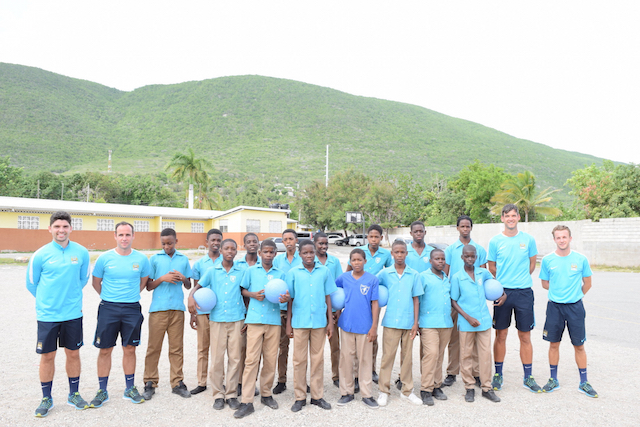 NORMAN GARDENS PRIMARY SCHOOL PLAYING FOR SUCCESS WITH DIGICEL KICKSTART [if !supportLists]-       [endif]Digicel donates footballs to assist with their training
