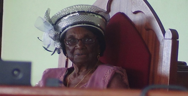 ERNESTINE FRANCE MAKES 90