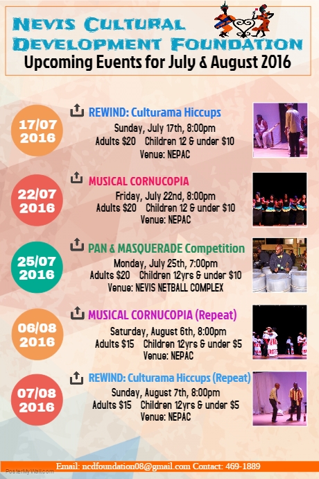 N.C.D.F Upcoming Events!‏