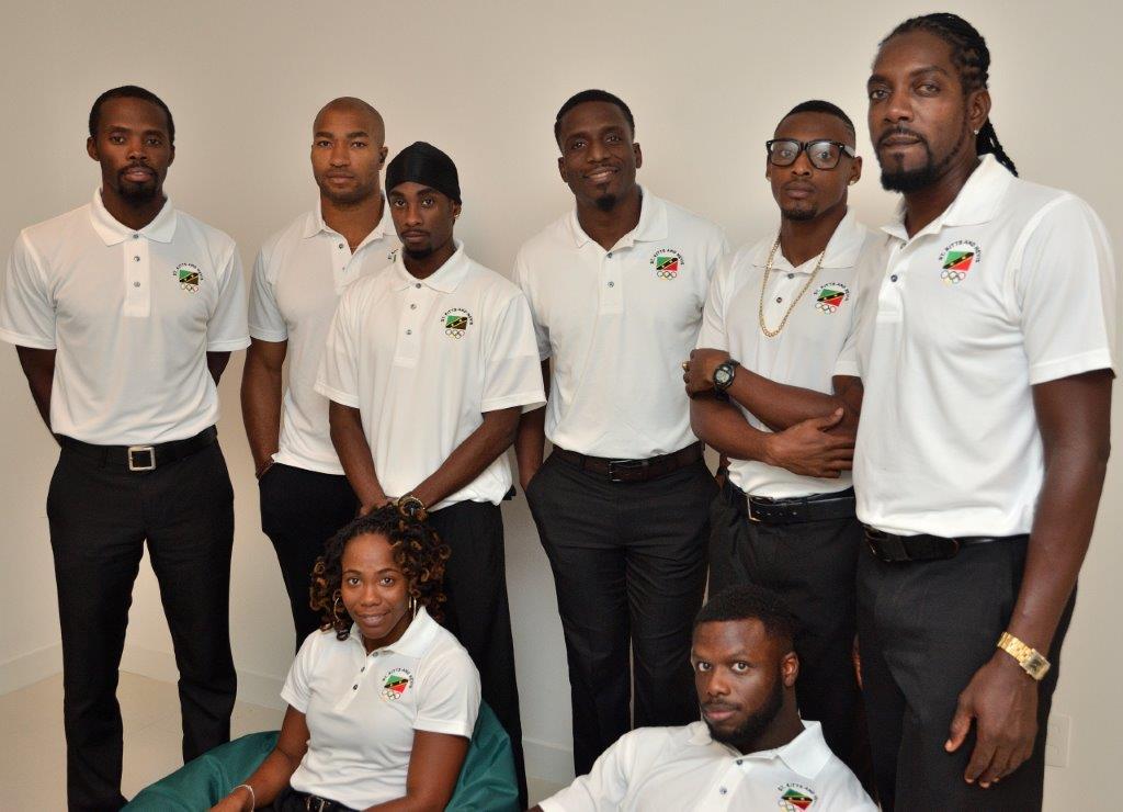Olympic Team SKN Arrive at Athletes Village