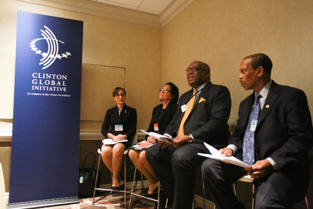 Prime Minister Harris Extols CARICOM’S Successes, and Thanks President Bill Clinton for His Vision and Support