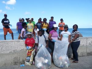 2.Clean Up CSS – A group of Charlestown Secondary School students participated at the NHCS Coastal Clean Up.