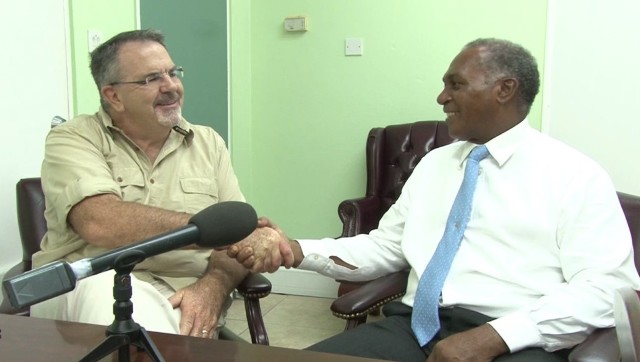 General Manager of Park Hyatt St. Kitts Sits Down in Discussion with Minister of Labour Prior To Opening