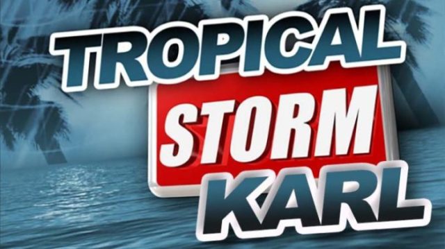 Tropical Storm Karl Expected To Pass East Of Bermuda