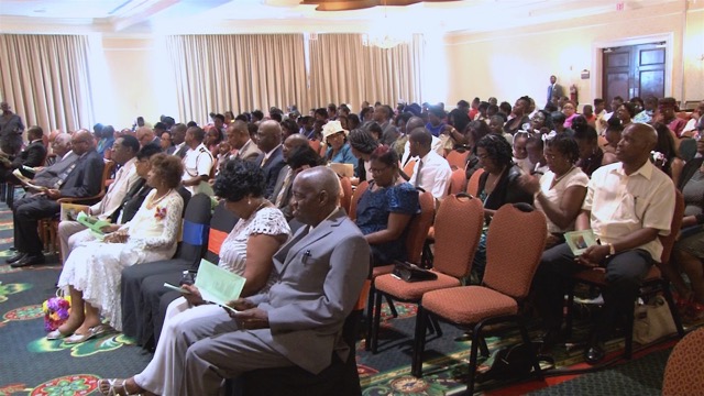 MINISTER HAMILTON CONGRATULATES CAYON CHURCH OF GOD  ON 70TH ANNIVERSARY