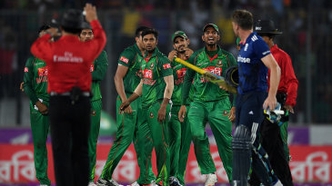 Mashrafe and Taskin star in feisty series-levelling victory