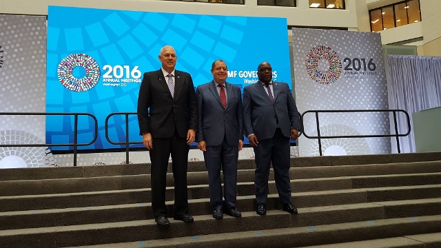 PM Harris Leads Presentations on Caribbean Issues at Governors’ Meeting with World Bank