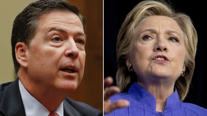 Clinton emails: FBI chief may have broken law, says top Democrat