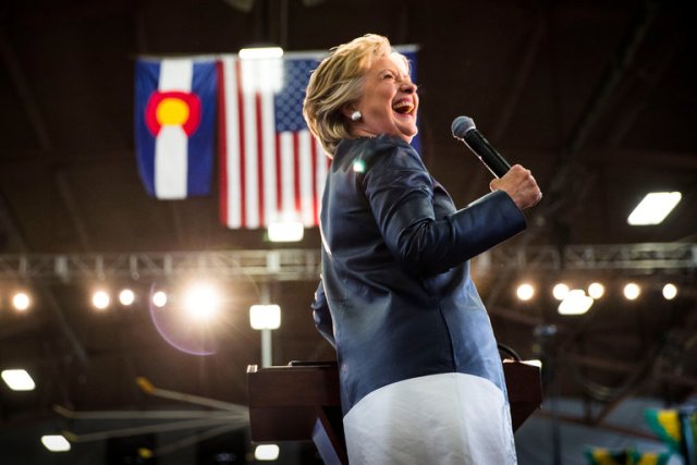 Showing Confidence, Hillary Clinton Pushes Into Republican Strongholds