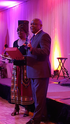 Mr. Hensley Daniel honored by Nevis Renal Society for job well done