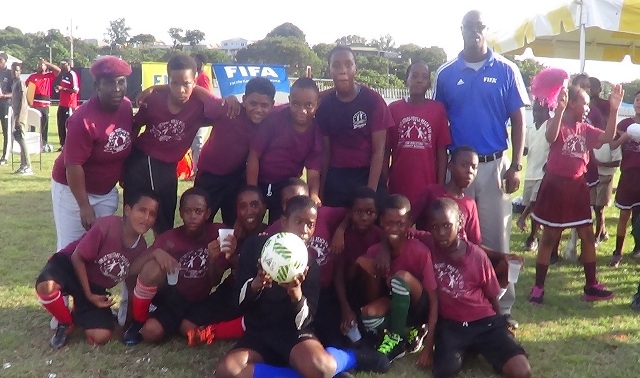 IVOR WALTERS –CHAMPIONS OF PRIMARY SCHOOL FOOTBALL ON NEVIS