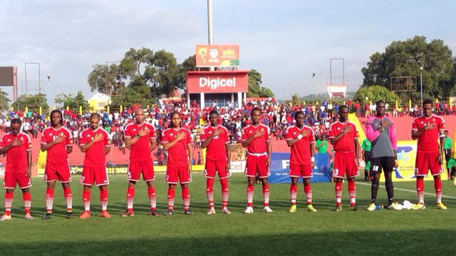 Team SKN and Haiti clash in major CFU Caribbean Cup match