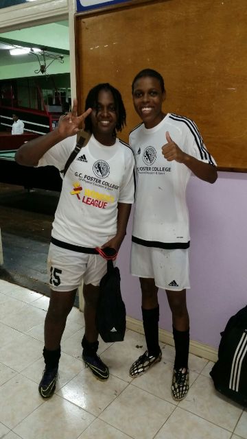 SIANA AND KERISHA FEATURE IN JAMAICA FEMALE FOOTBALL LEAGUE