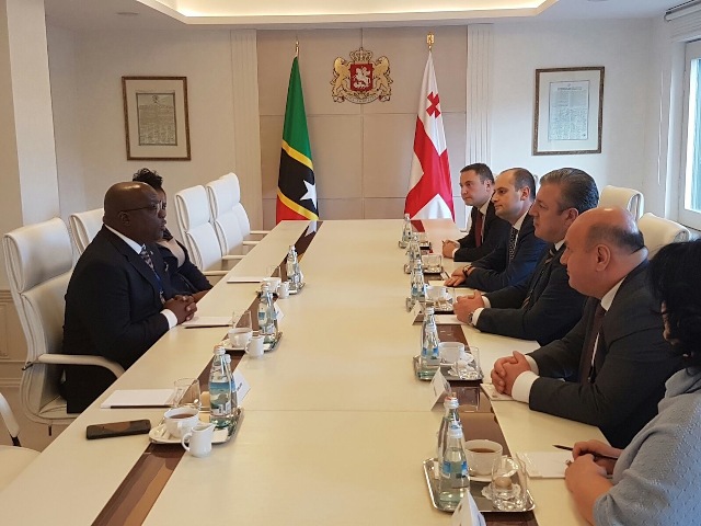 PM HARRIS MEETS GEORGIA’S PM