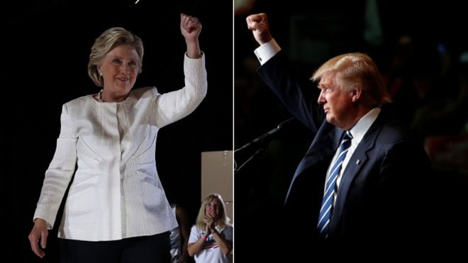 US election 2016: Clinton accuses Trump of bullying women