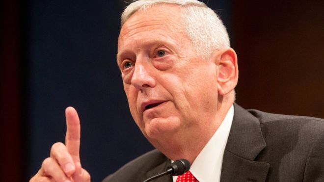 Trump names Gen James ‘Mad Dog’ Mattis as defence secretary