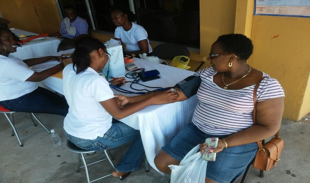 Nurses Association Holds Health Fair