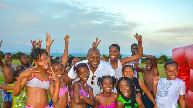 Children of St. James Parish enjoyed a “Surge with Virge Christmas”‏