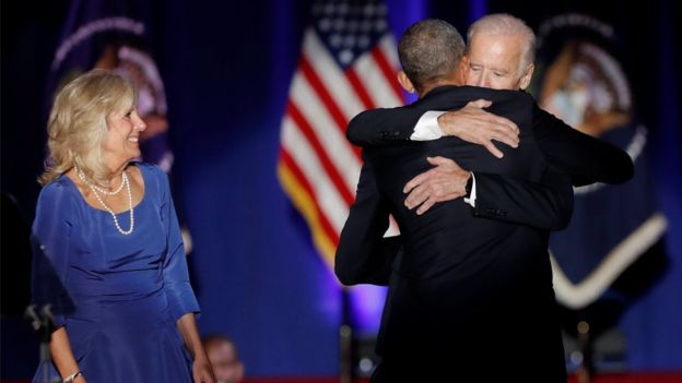 Obama speech: Democracy needs you, says outgoing president