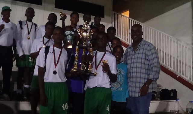 ST.JOHN’S –UNDER 17 FOOTBALL CHAMPS It’s official. The St. John’s team is the 2016/2017 under 17 champions of Football on Nevis.