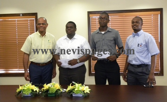 Bank of Nevis Ltd gives donations to best CAPE and CSEC students and to the Nevis Sixth Form Literary and Debating Society