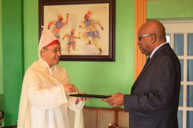 Ambassador of the Kingdom Of Morocco to St. Kitts and Nevis Presents Credentials to His Excellency the Governor General, Pays Courtesy Calls on Prime Minister Harris and Foreign Minister Brantley
