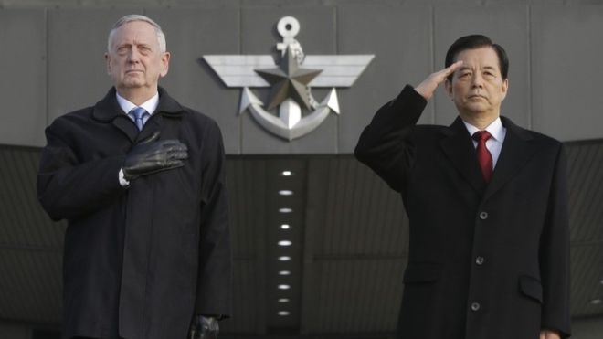 Mattis warns North Korea of ‘overwhelming’ response to nuclear use