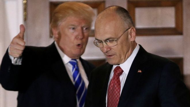 Andy Puzder withdraws nomination for labour secretary