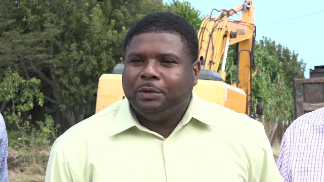 Shaws Road Improvement Project commences; Jr. Minister seeks public’s patience during works