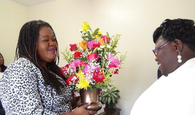 MINISTER BRANDY-WILLIAMS GETS SURPRISE AT 50