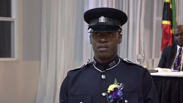 Top Constable for 2016 on Nevis encourages fellow nominees to continue working diligently