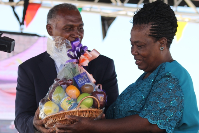 Tyzena Brookes honoured at Nevis’ 23rd Annual Agriculture Open Day for long; dedicated service
