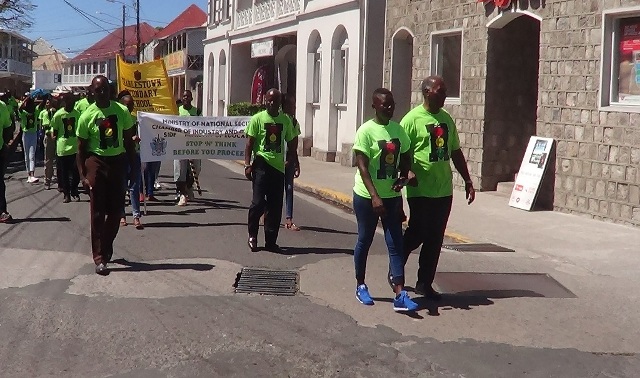 Stop ‘N’ Think Youth Rally Held In Nevis