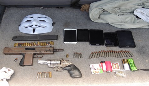 Six Persons in custody after police raid