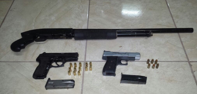 Ongoing Police Searches Nets Three (3) Illegal Firearms.