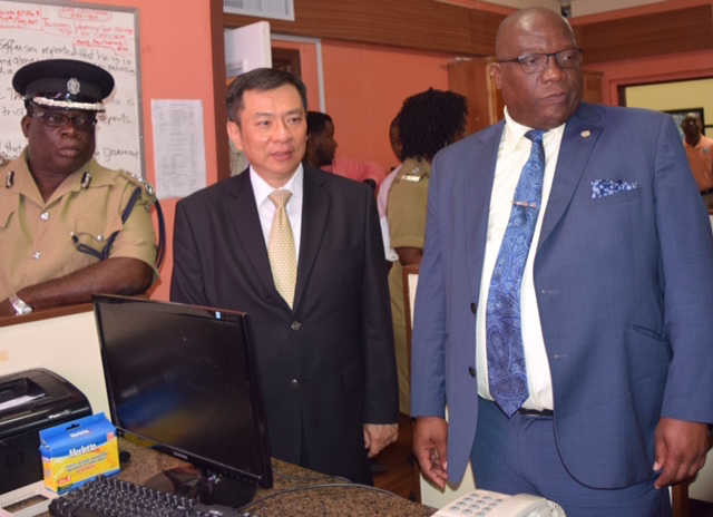Progress of CCTV Project Showcased for Minister of National Security.
