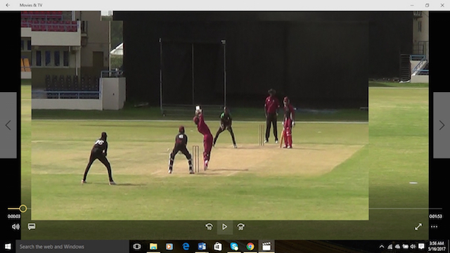 St.kitts gets the better of Nevis.