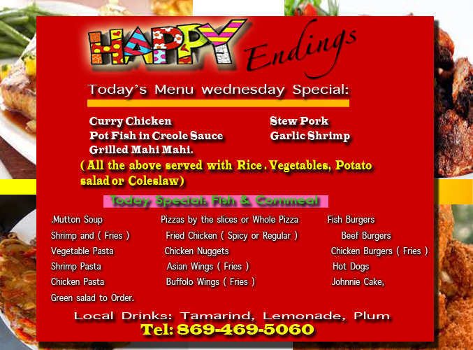 Happy Endings: Today’s Menu Wednesday.
