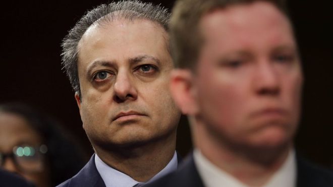 Senior US prosecutor Bharara fired ‘after refusing Trump call’