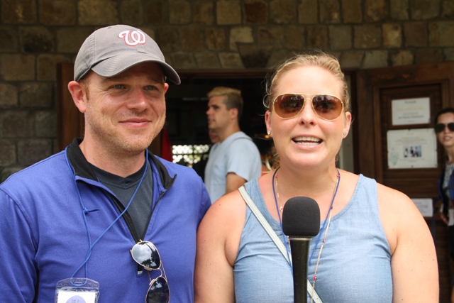 Visiting American couple says Nevis is magical