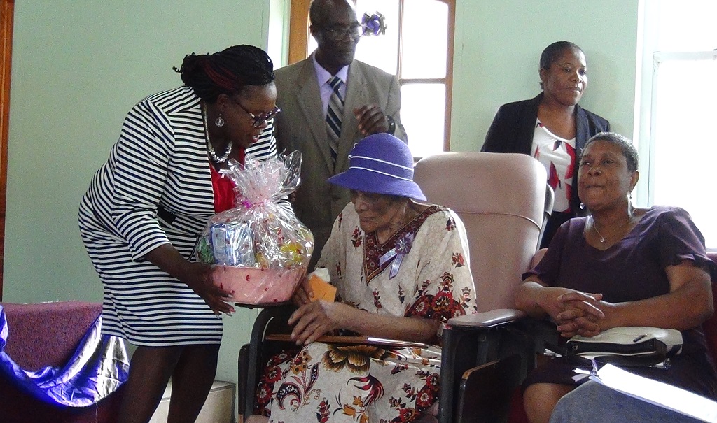 Eileen Smithen now listed among the elite Centenarians of the Federation of St. Kitts and Nevis