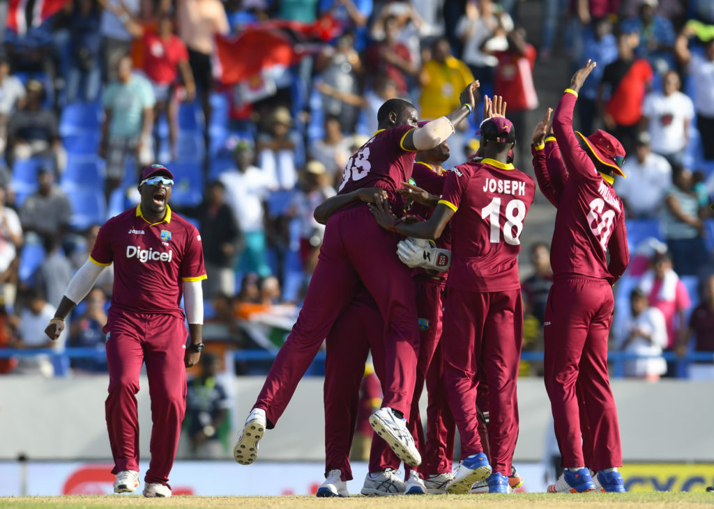 Holder fires under-pressure Windies to sensational win
